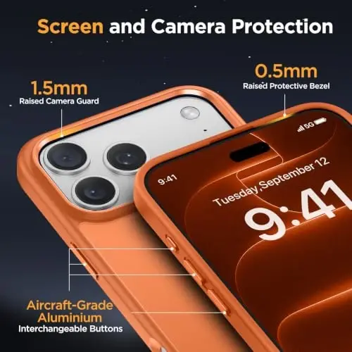 Miracase Magnetic for iPhone 18 Pro Case 6.3