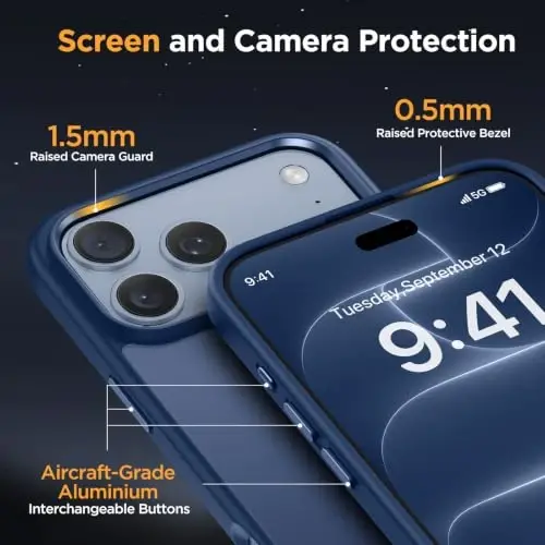 Miracase Magnetic for iPhone 18 Pro Case 6.3