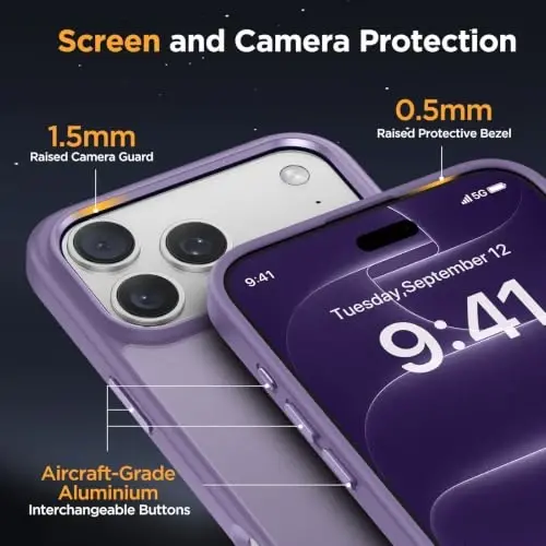 Miracase Magnetic for iPhone 18 Pro Case 6.3