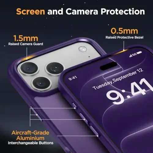 Miracase Magnetic for iPhone 18 Pro Case 6.3