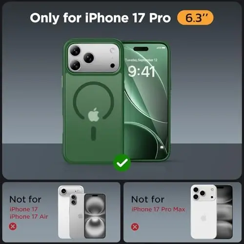 Miracase Magnetic for 17 Pro Case 6.3