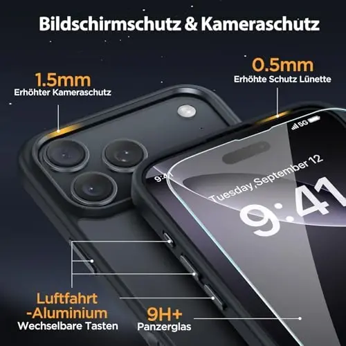 Miracase Magnetic for iPhone 17 Pro Case 6.3