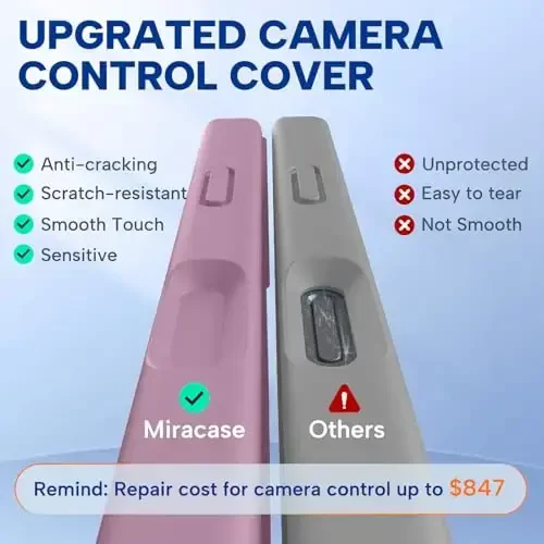 Miracase Magnetic for iPhone 17 Pro Max Case, Compatible with MagSafe, Integrated Silicone Camera Control Cover, 3.0mm Thicken Shockproof Drop Protection Phone Case for 17 ProMax, Blackcurrant - 3