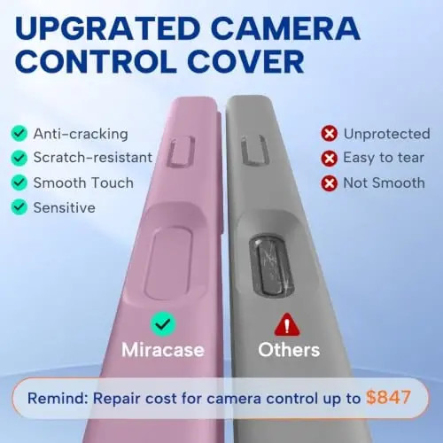 Miracase Silicone & Magnetic for iPhone 18 Pro Max Case, Blackcurrant | Compatible with MagSafe, Camera Control Cover, Premium Silicone Cover Shockproof Drop Protection Phone Case for 18 Pro Max - Miracase (1)