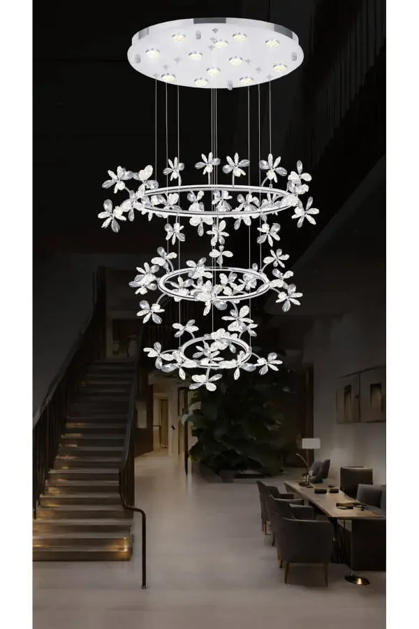 Mirante 3 chiroqli osilgan Chandelier mehmonxona lobbi Chandelier yashash xonasi Chandelier villa Chandelier - 1