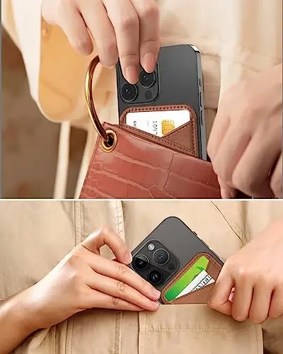 Miroddi for MagSafe Wallet, iPhone 16/15/14/13/12 Series uchun magnitli hamyon kart ushlagichi, 0.12