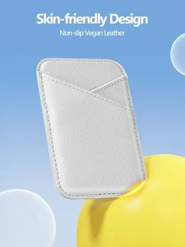 Miroddi for MagSafe Wallet, Leather Magnetic Card Holder for iPhone 16/15/14/13/12 Series, 0.12