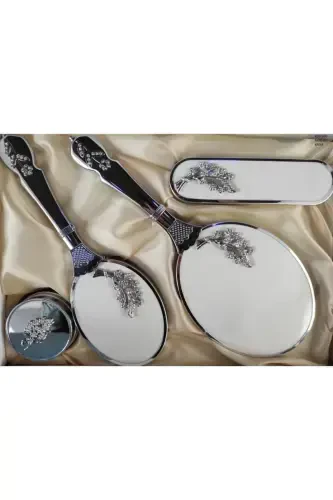 Mirror Comb Set 400-2-CREAM - AMOR WOMEN AYNA TARAK (1)