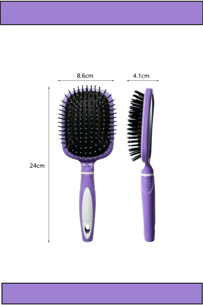 Mirror Hair Detangling Comb Brush Comb Brush Mirrored Brush Mirrored Comb - 3