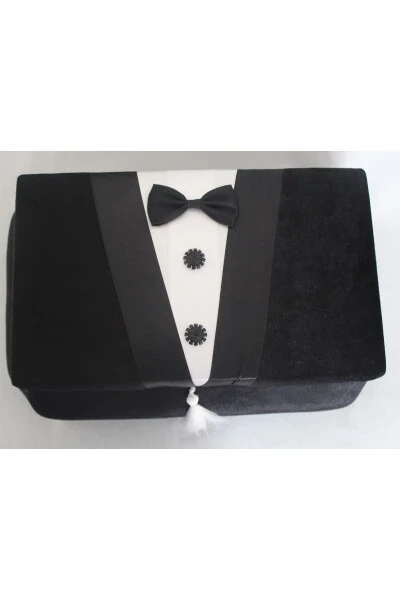 Mirrored Footed Groom Promise Engagement Dowry Chest Bundle - BENIM ÇEYIZIM (1)