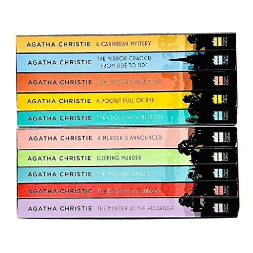 Miss Marple Mysteries Series Books 1-10 Collection Set By Agatha Christie (The Murder at the Vicarage, The Body in the Library, The Moving Finger, Sleeping Murder, A Pocket Full of Rye & More) - 3