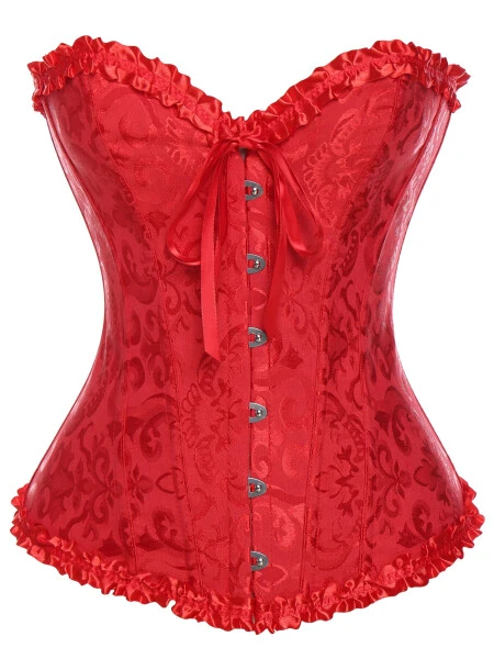 MISS MOLY Ayollar uchun ipli, suyakli, katta o'lchamdagi ustki korset Bustier Bodyshaper Top - 4