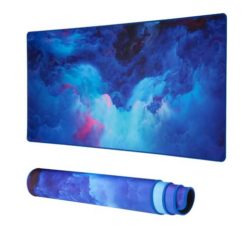 Misty Cloud Pattern Large Gaming Mouse Pad, Extended Mouse Pad for Desk 31.50