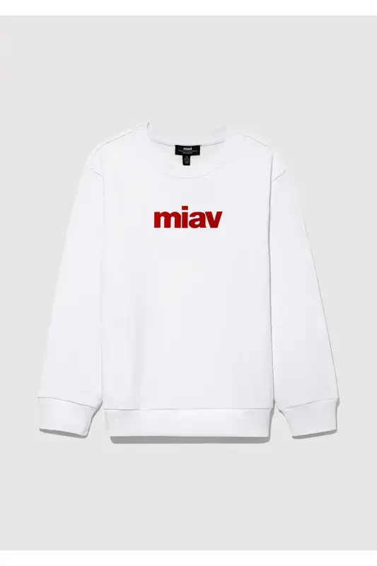 Miv bosilgan svitshot - 3