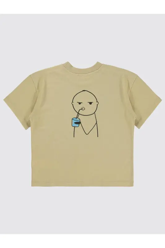 Mivil Oversize Kids T-Shirt 6-9 Years Oat Milk - 2