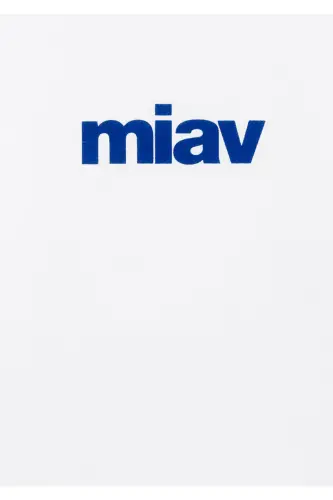 Mivv bosilgan oq sweatshirt 6610031-620 - 7