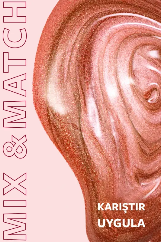 Mix & Match Glow Liquid Highlighter 72 & Joy Liquid Blush 57-Şeftali - 4