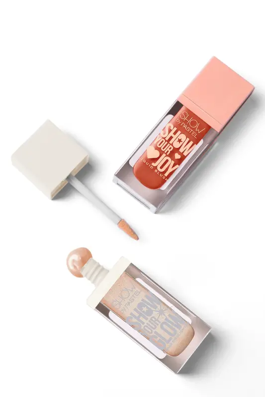 Mix & Match Glow Liquid Highlighter 72 & Joy Liquid Blush 57-Şeftali - 6