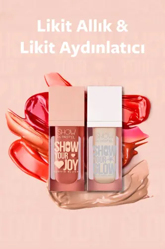 Mix & Match Glow Liquid Highlighter 72 & Joy Liquid Blush 53-pink - SHOW BY PASTEL (1)