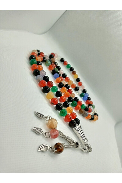 Mixed Chakra 8mm Natural Stone Prayer Beads 99pcs - GRS OYUNCAK (1)