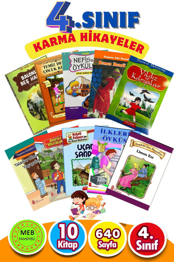 Mixed Story Set 10 Books for 4th Graders - 4