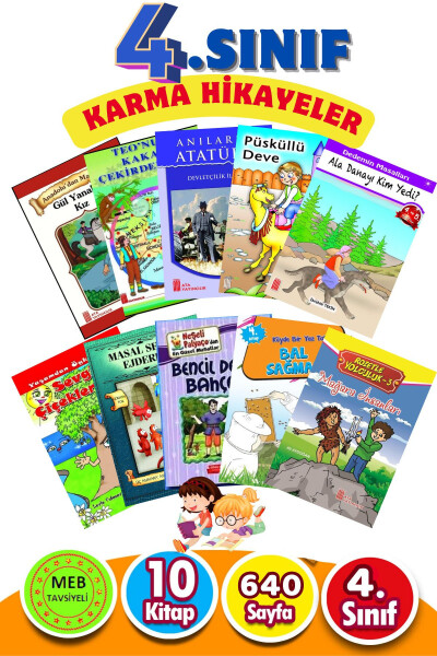 Mixed Story Set 10 Books for 4th Graders - 5