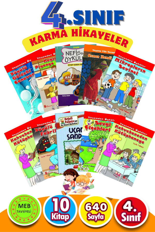 Mixed Story Set 10 Books for 4th Graders - 1