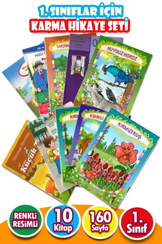 Mixed Story Set 10 Books Preschool And 1st Grade - 1