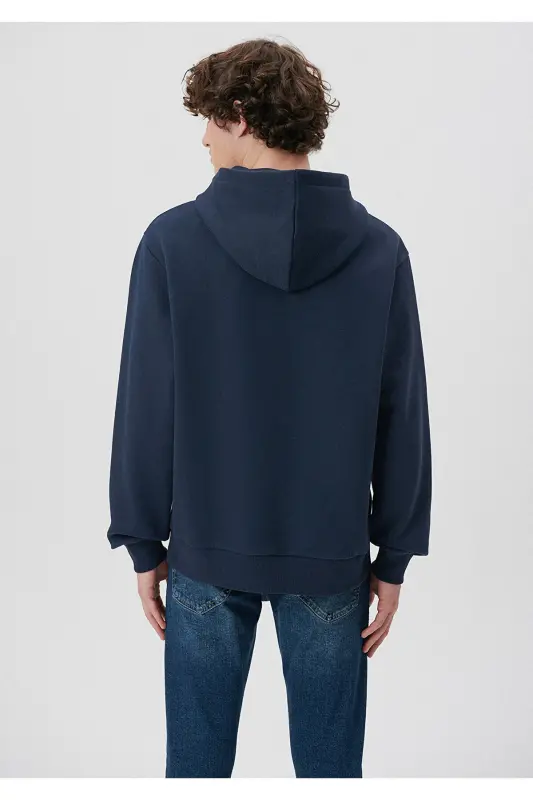 MJ Embroidered Navy Sweatshirt - 4