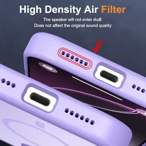 MOCCA Strong Magnetic for iPhone 16 Pro Phone Case, [Compatible with Magsafe][16FT Mil-Grade Drop Protection] Slim Thin Translucent Matte Protective Cover Case for iPhone 16 Pro Case, Light Purple - 6