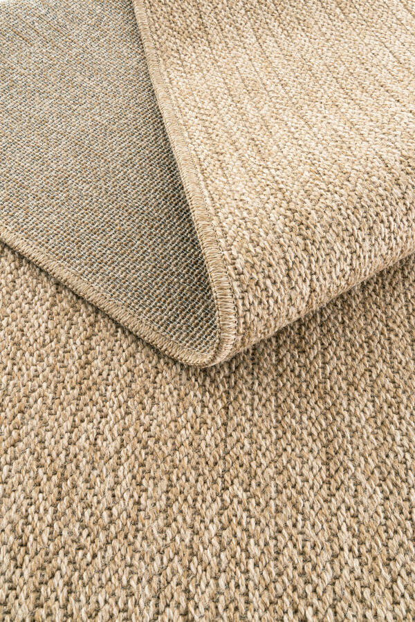 Mocha 670 Beige Carpet Rug Living Room Kitchen Corridor Runner Jute Wicker Look Woven Machine Carpet - 28