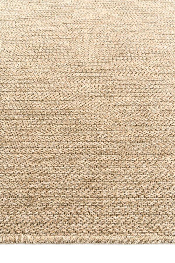 Mocha 670 Beige Carpet Rug Living Room Kitchen Corridor Runner Jute Wicker Look Woven Machine Carpet - 13