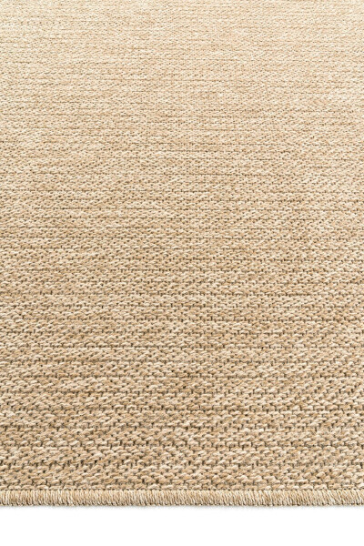 Mocha 670 Beige Carpet Rug Living Room Kitchen Corridor Runner Jute Wicker Look Woven Machine Carpet - 6