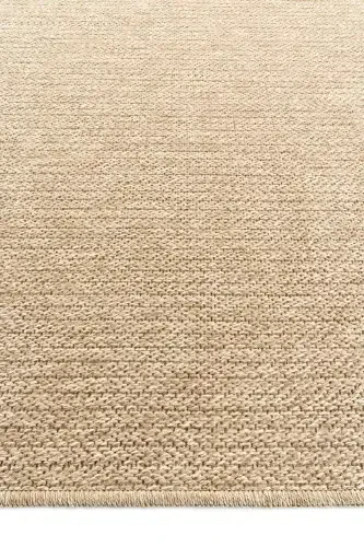 Mocha 670 Beige Carpet Rug Living Room Kitchen Corridor Runner Jute Wicker Look Woven Machine Carpet - 6