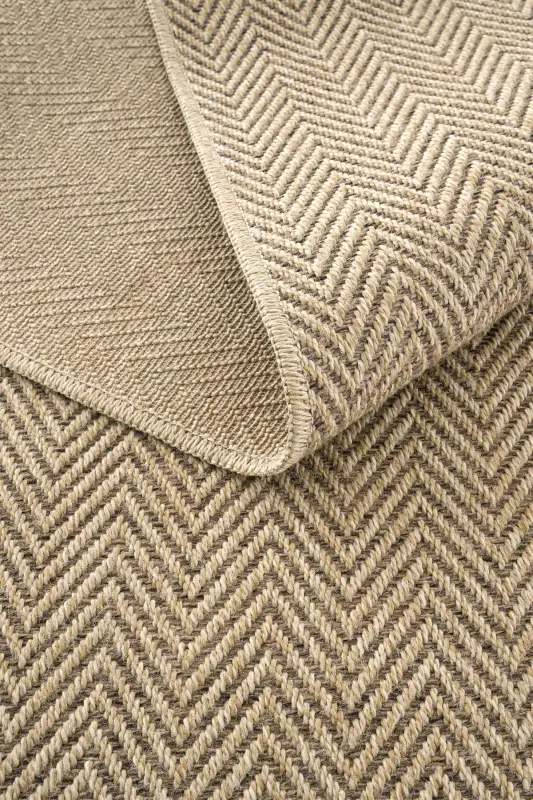 Mocha 671 Coffee Carpet Rug Living Room Kitchen Hallway Cut Runner Jute Woven Machine Carpet-Coffee - 9