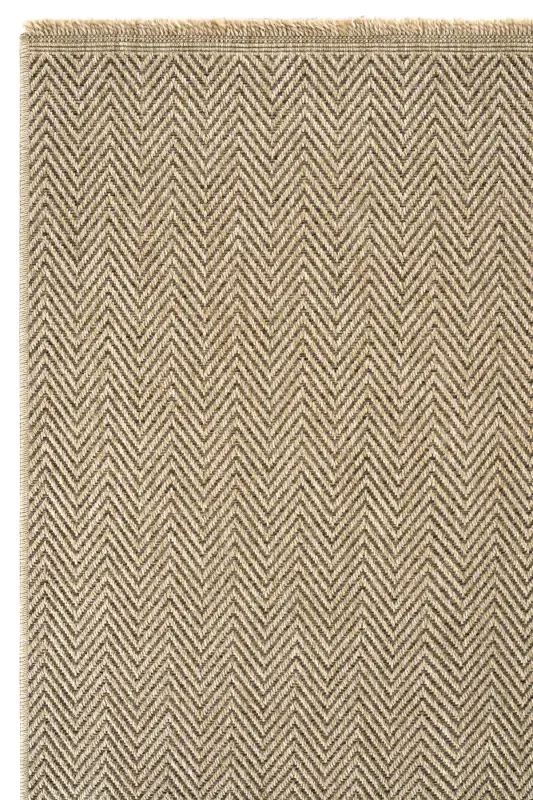 Mocha 671 Kahve Halı Kilim Salon Mutfak Koridor Kesme Yolluk Jüt Hasır Görünümlü Dokuma Makine Halı-Kahve - 4