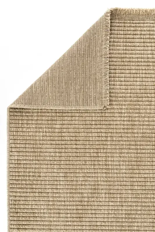 Mocha 672 Beige Rug Carpet Living Room Kitchen Hallway Cut Runner Jute Woven Machine-Made Carpet with Wicker Look-Beige 5 - COOL HALI