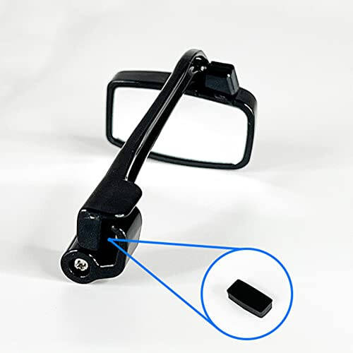 Mochalight Bicycle Cycling Glasses Rearview Mirror, Multi-angle Adjustable Mini Helmet Reflector, Riding Accessories - 2