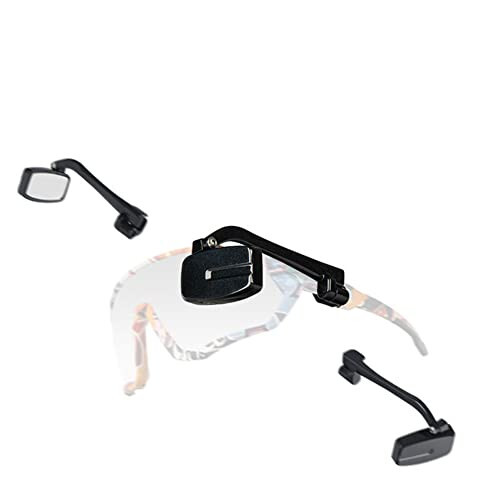 Mochalight Bicycle Cycling Glasses Rearview Mirror, Multi-angle Adjustable Mini Helmet Reflector, Riding Accessories - 3