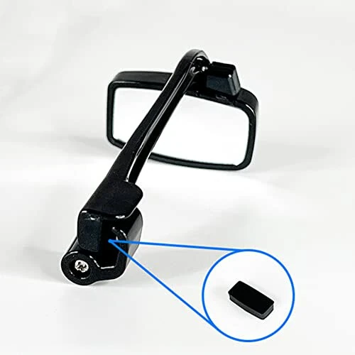 Mochalight Bicycle Cycling Glasses Rearview Mirror,Multi-angle Adjustable Mini Helmet Reflector,Riding Accessories - 2