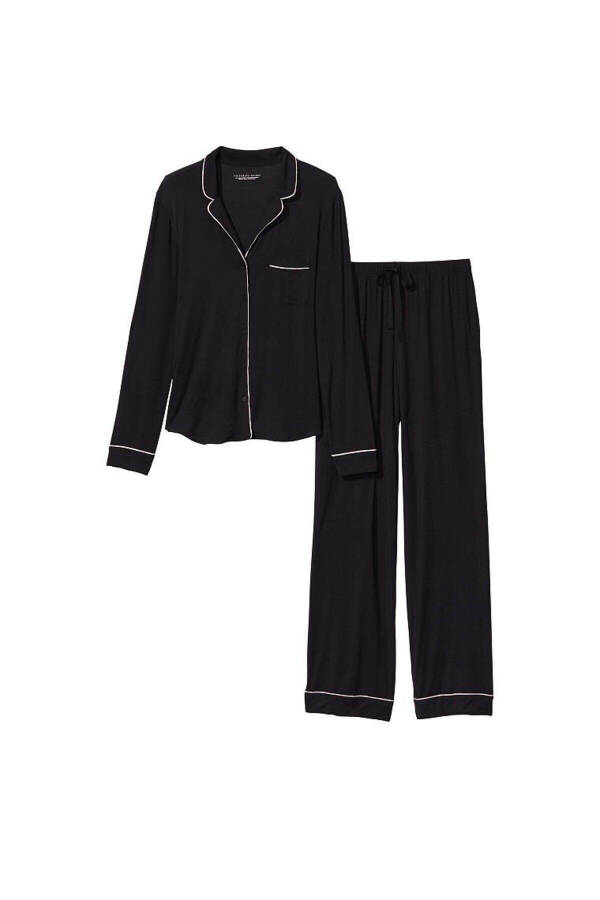 Modal Long Pajama Set - 5