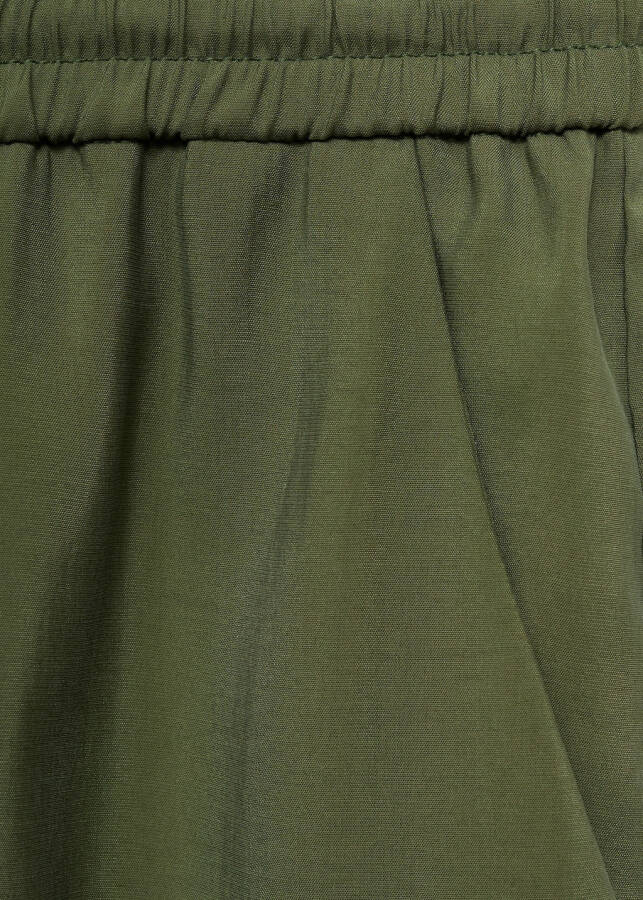 Modal straight leg pants - Forest Green - 4