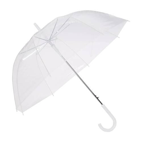 Modazone Basics Clear Bubble Umbrella, Round, 34.5 inch - 6