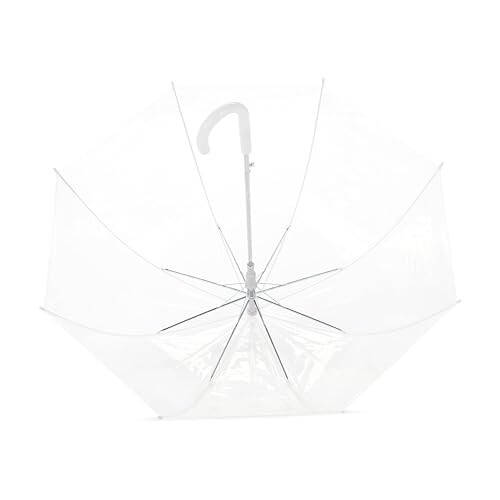 Modazone Basics Clear Bubble Umbrella, Round, 34.5 inch - 10