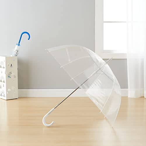 Modazone Basics Clear Bubble Umbrella, Round, 34.5 inch - 12