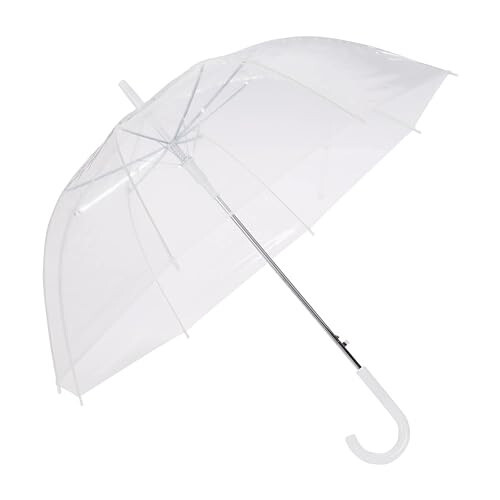 Modazone Basics Clear Bubble Umbrella, Round, 34.5 inch - 2