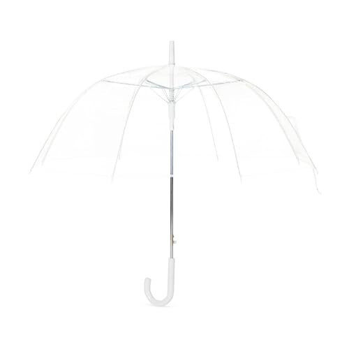 Modazone Basics Clear Bubble Umbrella, Round, 34.5 inch - 4