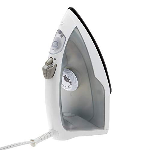 Modazone Basics Teflon Soleplate Steam Iron, 1200-Watt, Gray, 1.31ft - 2