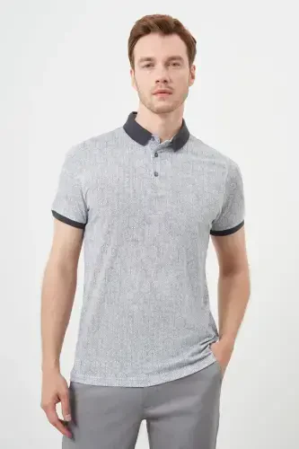 Modazone Erkak Antratsit Trend Compact Rotatsiya Bosma Pike Polo Yoqali T-Shirt - 2
