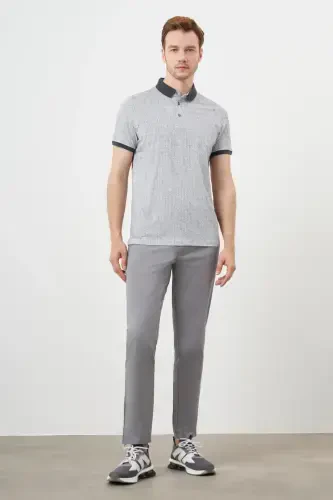 Modazone Erkak Antratsit Trend Compact Rotatsiya Bosma Pike Polo Yoqali T-Shirt - 4